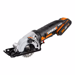 WORX WX527.9 scie circulaire portative 8,5 cm Aluminium, Noir, Orange