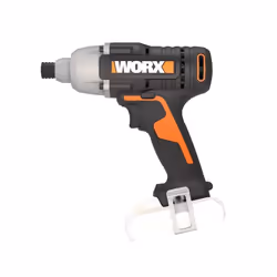 WORX WX291, Visseuse à percussion, Poignée de pistolet, 1/4", Supports d'embout magnétique, Noir, Orange, Brossé