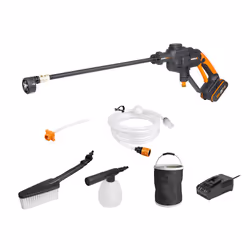 WORX WG620E.2, Compact, Batterie, Basse pression, Noir, Orange, 1 utilisateur(s), 120 l/h