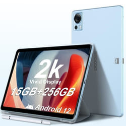 Tablette Tactile DOOGEE T20 104 Écran 2K / 8 Go + 7 Go de RAM étendue + 256 Go de ROM / Extension 1 To / TUV Rheinland - Bleu