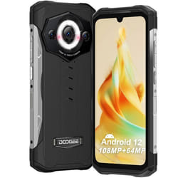 Telephone Portable DOOGEE S99 Robuste a Touche Smartphone Caméra 108MP Avec Vision nocturne 15Go+128Go Recharge sans fil 15W - Noir