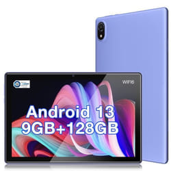 Tablette tactile DOOGEE U10 PC 10.1 pouce Android 13 9+128 Go Batterie 5060mAh Widevine L1 WiFi6 TUV SÜD - Violet