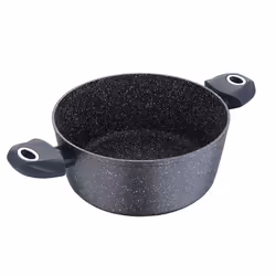 Bergner BG-8516-MBG, 6,7 L, Gris, Marble+, Vitrocéramique, Gaz, Halogène, Induction, Plaque étanche, Gris, Poignée souple