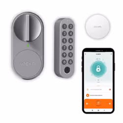Découvrez le kit de serrure de porte d'entrée KONYKS Lockin G30 Pro, une solution sûre et innovante. Avec un clavier, un hub  ...