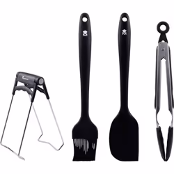 Masterpro Spatule FOODIES COLLECTION MP Acier inoxydable 4 Pièces