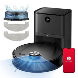Ultenic- Aspirateur Robot Laveur- TL10 LITE- Auto-Vidage- 6000Pa- 200min- Navigation LiDAR- Connecté APP/Alexa/IFTTT