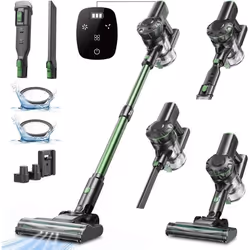 Vexilar Aspirateur Balai sans Fil V9PRO40KPA Aspirateur sans Fil Puissant 50 Minutes -Vert