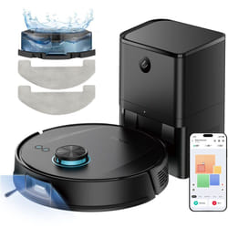 Ultenic - TP20 Pro Aspirateur Robot Laveur, 8000Pa, Robot Silencieux Connecté avec WiFi/Bluetooth/Alexa/App, 6 Modes de Nettoyage, Auto-Charge