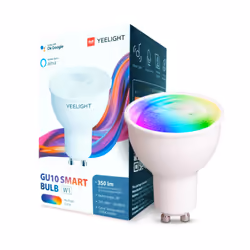 Yeelight YLDP004-A, Ampoule intelligente, Wi-Fi, Blanc, LED, GU10, Multicolore