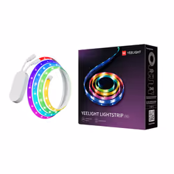 Yeelight LED Light Strip Pro, Eclairage intelligent par bande, Wi-Fi, Blanc, LED, Multicolore, 802.11b, 802.11g, Wi-Fi 4 (802 ...