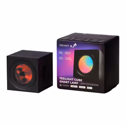 Yeelight Cube, Lampe de table intelligente, Wi-Fi/Bluetooth, Noir, Multicolore, 802.11b, 802.11g, Wi-Fi 4 (802.11n), 2,4 GHz