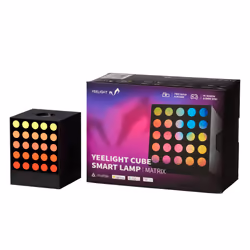Yeelight Cube, Lampe de table intelligente, Wi-Fi/Bluetooth, Noir, Multicolore, 802.11b, 802.11g, Wi-Fi 4 (802.11n), 2,4 GHz
