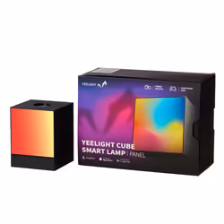 Yeelight Cube, Lampe de table intelligente, Wi-Fi/Bluetooth, Noir, Multicolore, 802.11b, 802.11g, Wi-Fi 4 (802.11n), 2,4 GHz