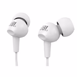 JBL C100SI, Avec fil, 20 - 20000 Hz, Casque, Blanc
