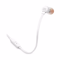 JBL TUNE 160, Avec fil, 20 - 20000 Hz, Casque, Blanc