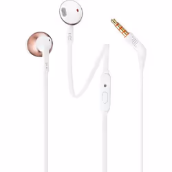 JBL T205, Avec fil, 20 - 20000 Hz, Appels/Musique, 14,3 g, Casque, Or rose