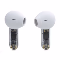 JBL Tune Flex Ghost Edition Translucide, Blanc