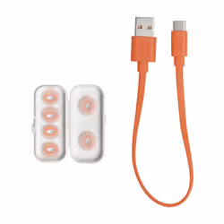 JBL Tune Flex Ghost Edition Écouteur TWS Bluetooth Translucide, Blanc - Vue supplémentaire 7