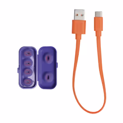 JBL Tune Flex Ghost Edition Écouteur TWS Bluetooth Violet, Translucide - Vue supplémentaire 7