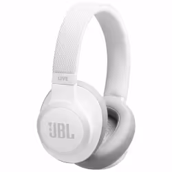 JBL Live 650BT, Sans fil, 20 - 20000 Hz, Appels/Musique, 260 g, Casque, Blanc