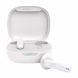 JBL Wave Flex, True Wireless Stereo (TWS), Appels/Musique/Sport/Au quotidien, 20 - 20000 Hz, 7,6 g, Casque, Blanc