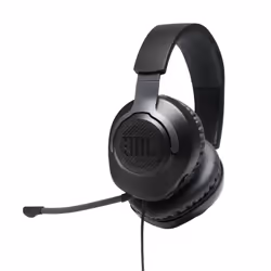 JBL Quantum 100, Avec fil, Jouer, 20 - 20000 Hz, 216 g, Écouteurs, Noir