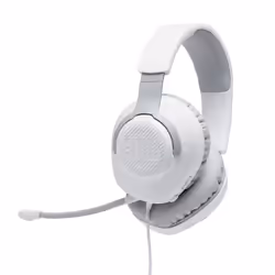 JBL Quantum 100, Avec fil, Jouer, 20 - 20000 Hz, 216 g, Écouteurs, Blanc