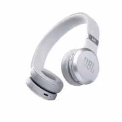 JBL LIVE 460 NC, Avec fil &amp;sans fil, Musique, Écouteurs, Blanc