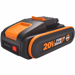 Le pack WORX WA3639 20 V 2,0 Ah est une cellule de batterie haute puissance très résistante. Compatible avec tous les outils  ...