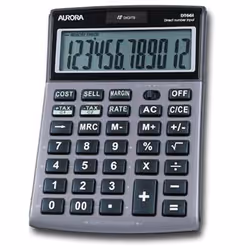 Aurora DT 661, Bureau, 12 chiffres, 1 lignes, Argent