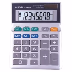 Aurora DB453B, Bureau, Calculatrice financière, 1 lignes, Gris