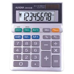 Aurora DB453B calculatrice Bureau Calculatrice financière Gris