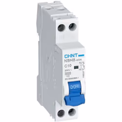 Disjoncteur magnétothermique compact Chint 1P+N 10A - 190257Disjoncteur magnétothermique compact idéal pour la protection des ...