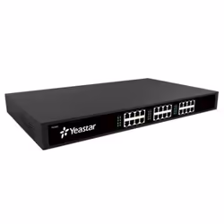 Yeastar TA2400, Noir, 1U, Montage de rack, G.711, G.722, G.723, G.726, G.729A, SNMP, RADIUS, TR-069, FTP, TFTP, HTTP, HTTPS,  ...