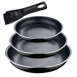 Set 3 Poêles (18+20+24cm) Click &amp Cook Bergner