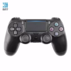 jWIN 7005, Manette de jeu, PC, PlayStation 4, Touche Menu, Touche de sélection, Touche Marche/Arrêt Vibrations, Sans fil, Noi ...