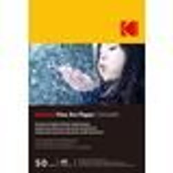 KODAK - 50 feuilles de papier photo 230g/m² mat Format A6 (10x15cm) Impression Jet dencre effet lisse - 9891093
