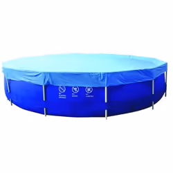 Bâche de protection pour piscine - JILONG - Autoportante - Rond - PVC - Bleu - 360 cm