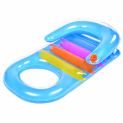 JILONG JL026079NPF, Bleu, Rouge, Transparent, Jaune, Fauteuil flottant, Vinyl, 14 an(s), 80 kg, Chine