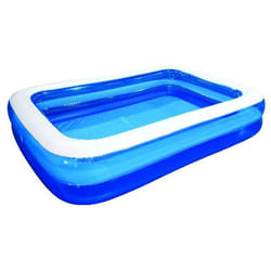 JILONG JL010291-1NPF piscine hors sol Piscine gonflable Rectangle 459 L Bleu, Blanc