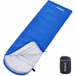 Sac de couchage - Kingcamp - Modèle Oasis 300 - Bleu - 190 x 75 cm