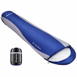 Sac de couchage forme momie Breeze - Kingcamp - Bleu - 215 x 50 cm