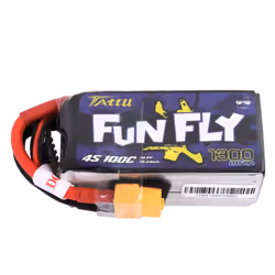 Tattu TAA13004S10X6, Batterie, Noir