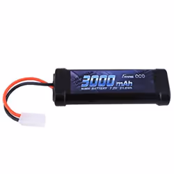 Gens ace B-3000-7.2V-NIMH-TAMIYA, Batterie, Noir