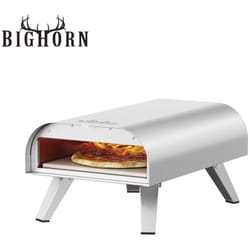 Bighorn - Four à pizza à gaz four à pizza portable avec pierre céramique 12inch pieds pliables Four à pizza à gaz, acier inoxydable 3.5kw avec housse