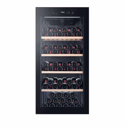 Haier Wine Bank 60 Serie 5 WS120GA, Refroidisseur de vin compresseur, Pose libre, 117 bouteille(s), G, Noir, Noir