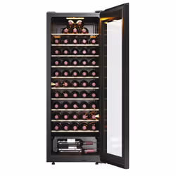 Haier Wine Bank 50 Serie 3 HWS58GGH1 Pose libre Noir 58 bouteille(s)
