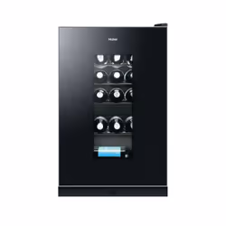 Haier WS32GAE, Pose libre, 32 bouteille(s), G, Lumière intérieure, Noir
