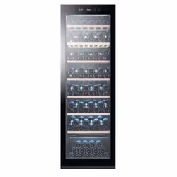 Haier Wine Bank 60 Serie 3 WS171GA, Refroidisseur de vin compresseur, Pose libre, 166 bouteille(s), 100 W, Noir, Noir