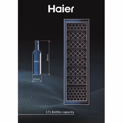 Haier Wine Bank 60 Serie 3 WS171GA Refroidisseur de vin compresseur Pose libre Noir 166 bouteille(s) - Vue supplémentaire 13